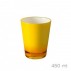 Stiklinė akrilinė, geltona, 450ml , 1 vnt.